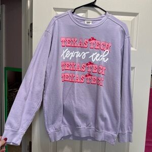 Texas Tech comfort Colors Sweatshirt